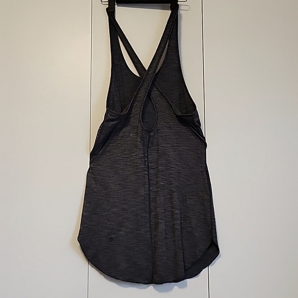 Lululemon Water: Salty Swim Dress Size 6 Heathered Black - Picture 3 of 4